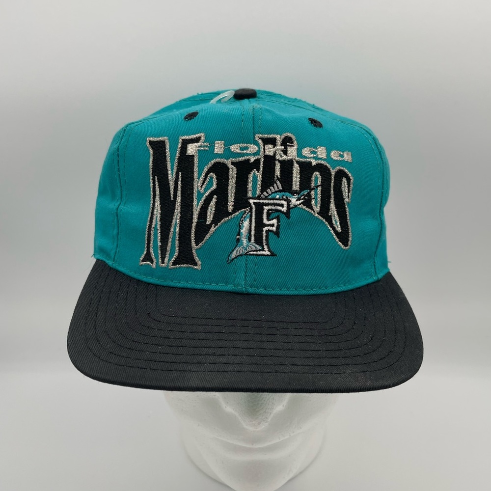 Vintage 90s‎ florida marlins hat - Picture 2 of 7